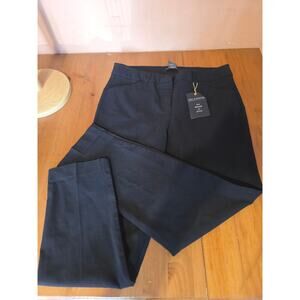 Zac & Rachel Slim Fit Black Slack With Stretch Womens Size 10 New With Tags!!